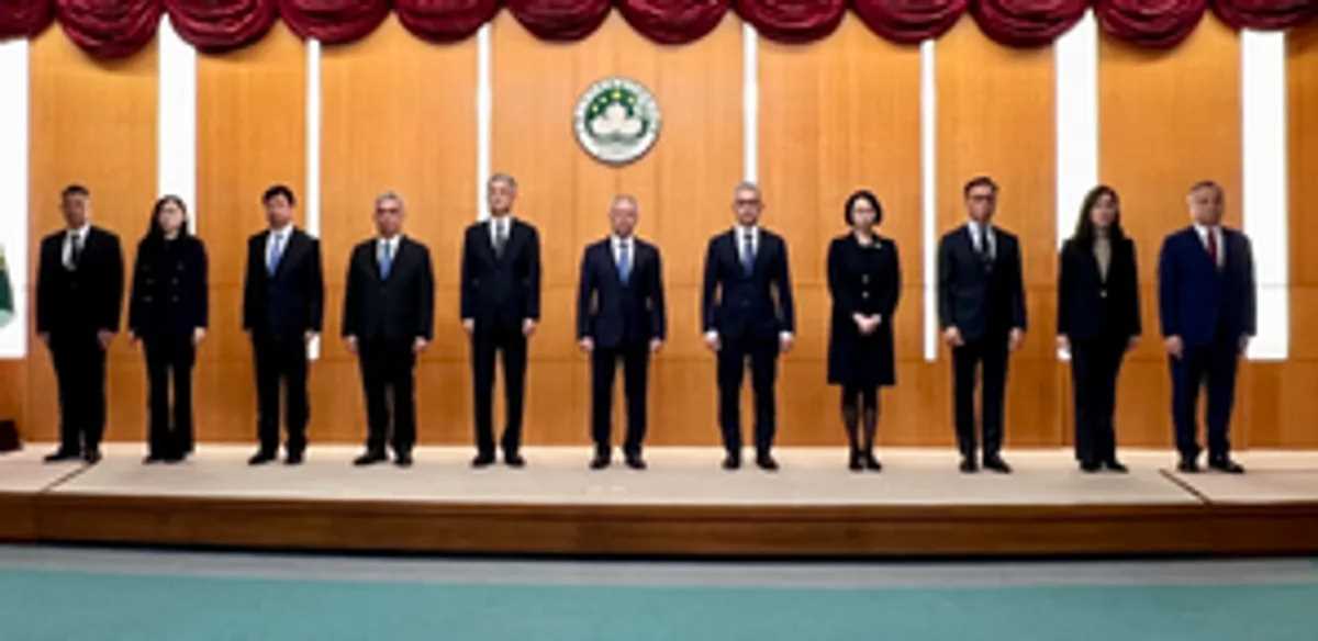 मकाओ के मुख्य मनोनीत अधिकारियों की पहली सार्वजनिक उपस्थिति